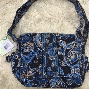 NWT Vera Bradley Lindsay Windsor Blue Crossbody